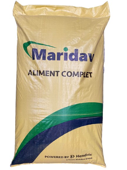 Gamme aliments poulets de chair MARIDAV Côte d'Ivoire